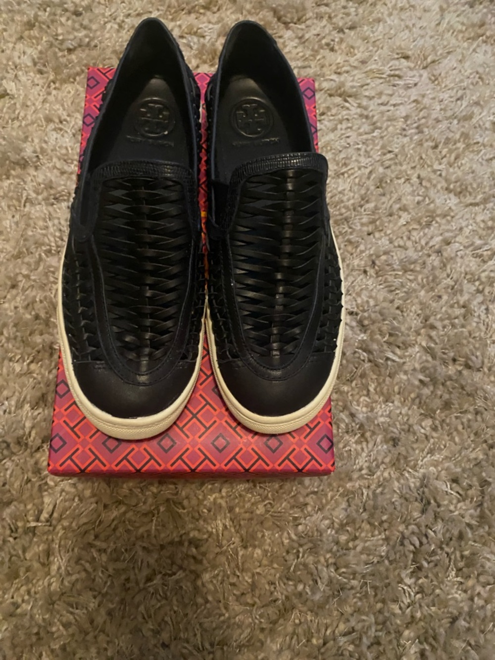Tory Burch HUARACHE SLIP-ON SNEAKER in Tory Navy